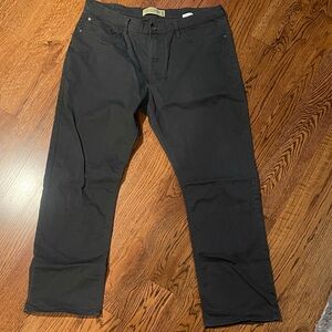 Dark grey lightweight Straight-Leg   Men’s Khakis 38 x 30